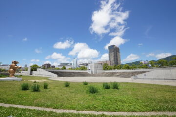 なぎさ公園マリンステージの写真素材